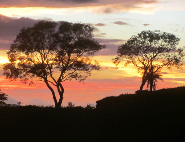 rincon de la vieja coucher de soleil