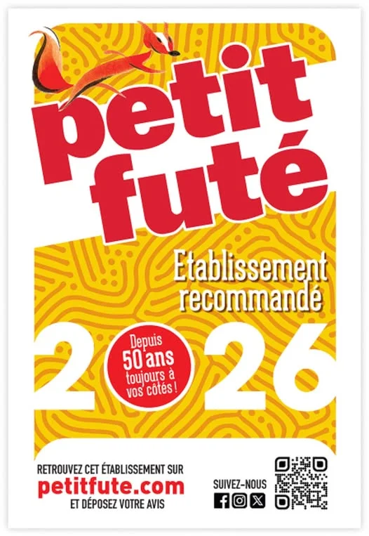 Établissement recommandé par le Petit Futé 2026